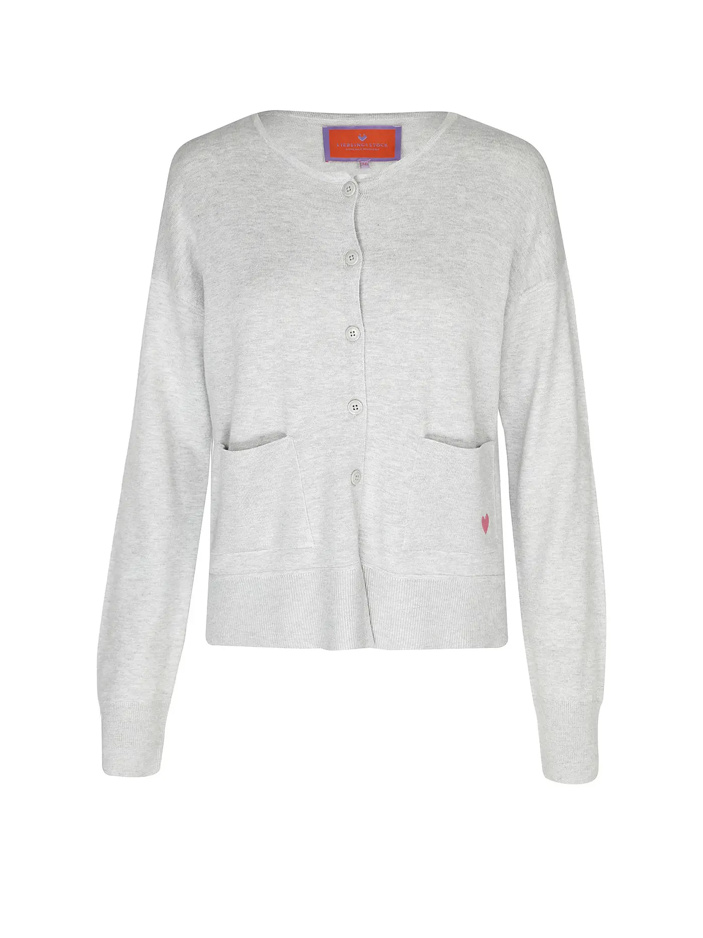 LIEBLINGSSTÜCK | Strickjacke LALENAL | grau